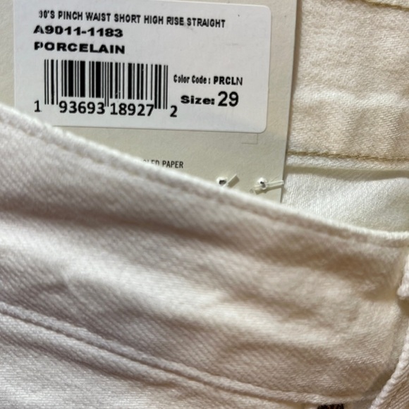 AGolde 90’s Pinch Waist Short High Rise Straight Size 29 NWT - Picture 6 of 16